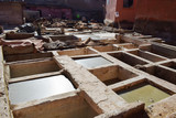 Fototapeta  - Garbarnia skór, Maroko, Marrakesh