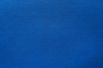 Canvas Print - Blue felt texture abstract art background. Corduroy textile pattern surface. Copy space.