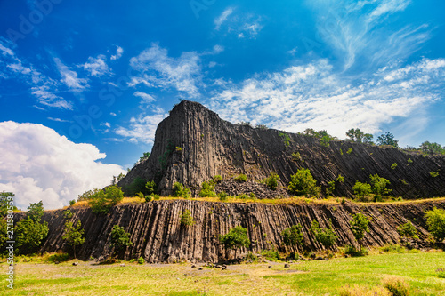 The Hegyestu geological formation at Lake Balaton in Kali basin in Hungary Tableau sur Toile
