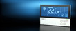 Conditioner Control Panel, blue background - 3D illustration
