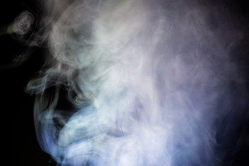 abstract white smoke texture background .