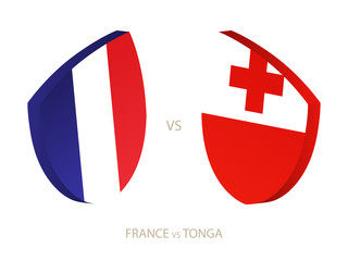 France v Tonga, icon for rugby tournament.