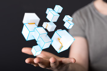 data code binary concept