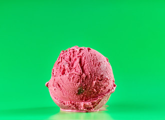 red cherry ice cream