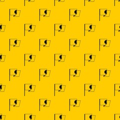 Poster - Flag of Japan pattern seamless vector repeat geometric yellow for any design