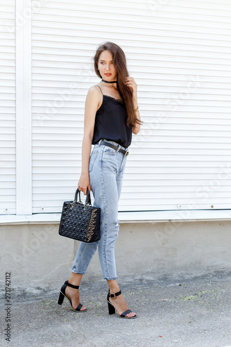 black cami outfit