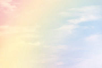 Wall Mural - cloud background with a pastel colour