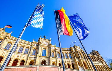 Poster - maximilianeum in munich