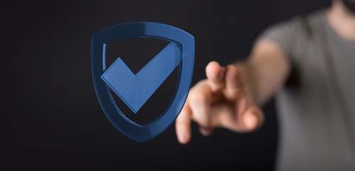 security data code digital in hand