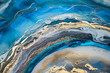 resin geode abstract art and painting