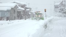 Train Plows And Clears Snow During Major Blizzard - Snow18