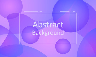 Poster - Trendy gradient shapes composition
