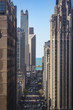 Chicago skyscrapers line the fabulous Michigan Ave, 