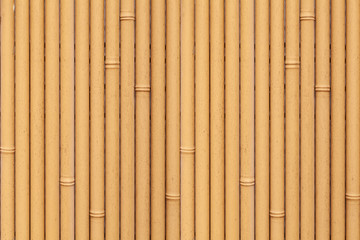 Sticker - Brown bamboo fence seamless background and pattern