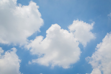 Blue sky and clouds