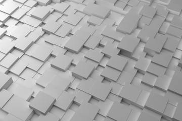 Poster - Abstract white squares