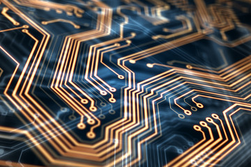 Orange circuit board