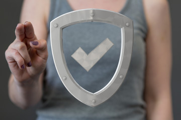 security data code digital in hand