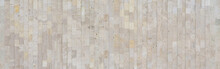 Background Texture Of Old Beige Marble Wall From A Variety Of Large Tiles