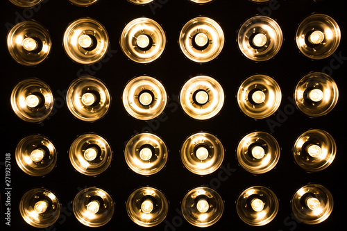 Foto  Vintage incandescent bulbs in retro style