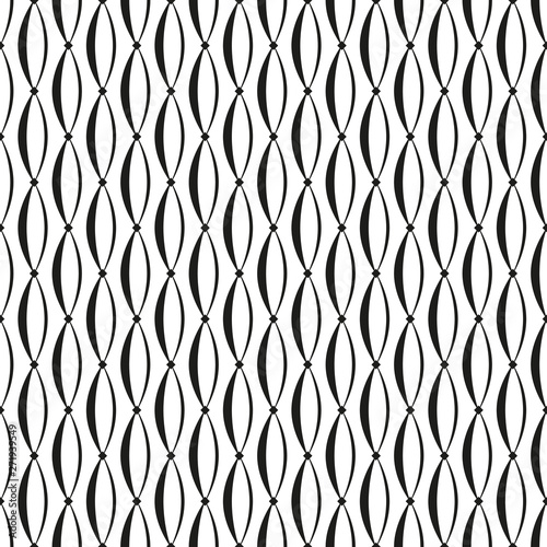 Seamless geometric pattern. Black and white.