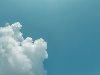 white clouds in the sky