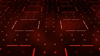 Fototapete - 4K Abstract tech geometric polygonal motion design Music, Disco, Party, Club, Loop