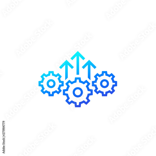 Operational Excellence And Efficiency Icon Stock Vector Adobe Stock