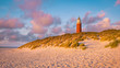 Lighthouse texel Island Netherlands, Lighthouse during sunset on the Island of Texel