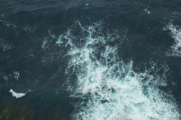 Waves of the Atlantic ocean