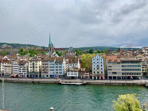 Limmatquai In Der Stadt Zurich Altstadt Am Fluss Limmat Schweiz Europa Buy This Stock Photo And Explore Similar Images At Adobe Stock Adobe Stock