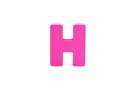 Symbol. Colorful alphabet isolated on white . Capital letter. large, big size