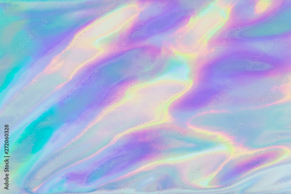 Holographic Foil Texture. Abstract soft pastel iridescent background ...