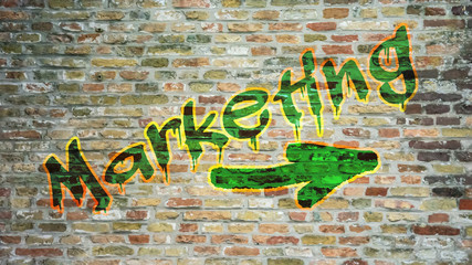 Wall Mural - Schild 396 - Marketing