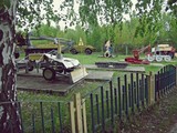 Fototapeta Do pokoju - Maszyny biorące udział w oczyszczaniu terenu po wybuchu reaktora w Czarnobylu