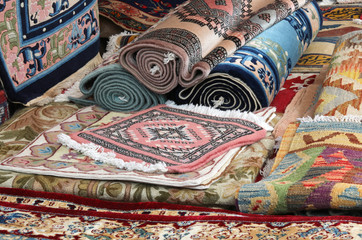 Persian and kilim-type rugs for sale in the ethnic market