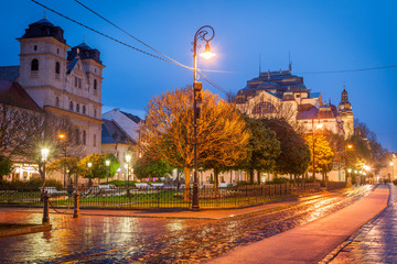 Wall Mural - Holy Trinity Church in Kosice at night