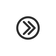 Aufkleber - right arrow icon, arrow icon vector, in trendy flat style isolated on white background. arrow icon image, arrow icon illustration