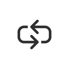 Aufkleber - arrow icon. arrow icon vector. in trendy flat style isolated on white background. arrow icon image. arrow icon illustration