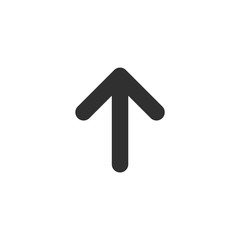 Aufkleber - up arrow icon, arrow icon vector, in trendy flat style isolated on white background. arrow icon image, arrow icon illustration