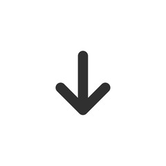 Leinwandbilder - down arrow icon, arrow icon vector, in trendy flat style isolated on white background. arrow icon image, arrow icon illustration