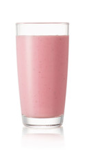 Strawberry Smoothie In Glass