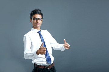 Wall Mural - young indian employee 