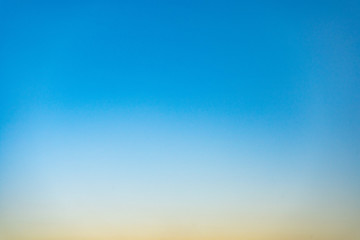 Colorful clear sky without cloud at twilight time before sunrise, clear morning sky before sunrise. Clear sky with no clouds