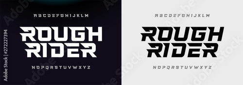 Cuadros en Lienzo Sport Modern Italic Alphabet Font