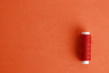 Sewing Thread Red Clothes
