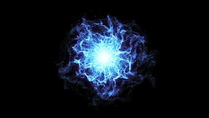 Wall Mural - 3d rendering. abstract energy wave (seamless loop)