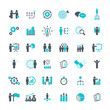 © madedee - Universal business management and human resources icon set. Universal icons for web and mobile. Vector.