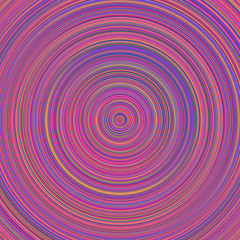 Poster - Multicolor geometrical concentric circle background - abstract vector design