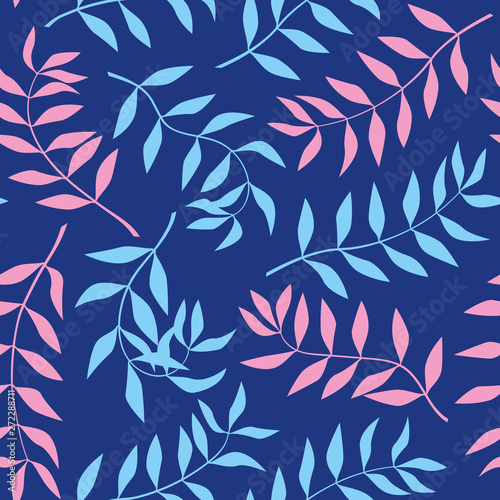 Floral colorful ornament. Seamless pattern